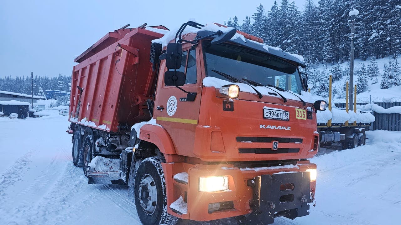 Ряжский Авторемонтный Завод МК-4534 на шасси КамАЗ 6520 6x4 КДМ - 2