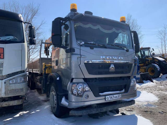 Howo T5G 6x4 Бортовой с КМУ - 2