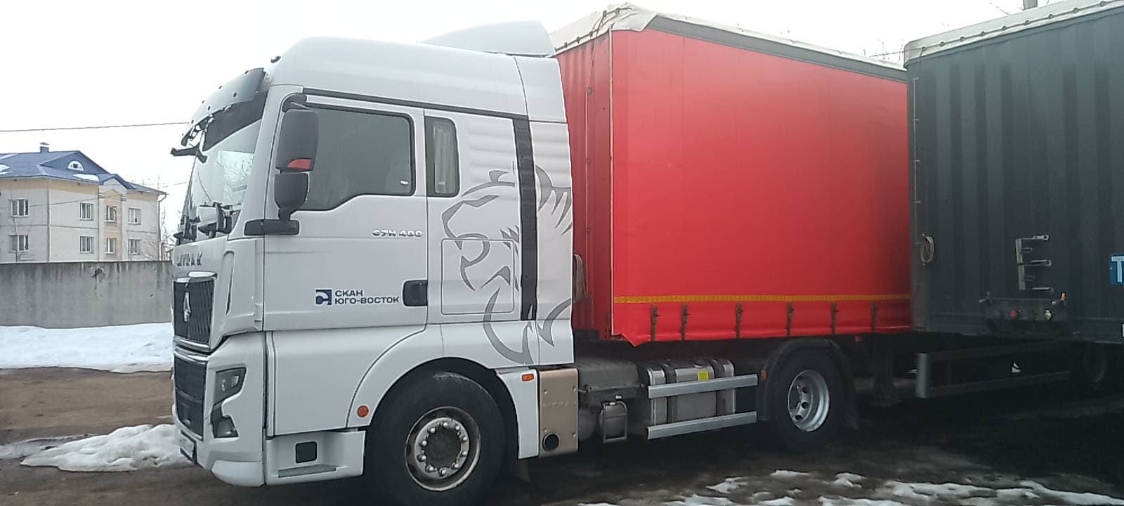Туймазинский Завод Автобетоновозов 5885* Полуприцеп шторный - 1