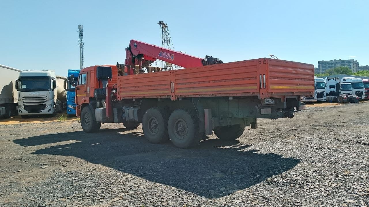 Камаз (КАЗ) КС-55713* на шасси КАМАЗ 43118 6x6 Автокран - 4