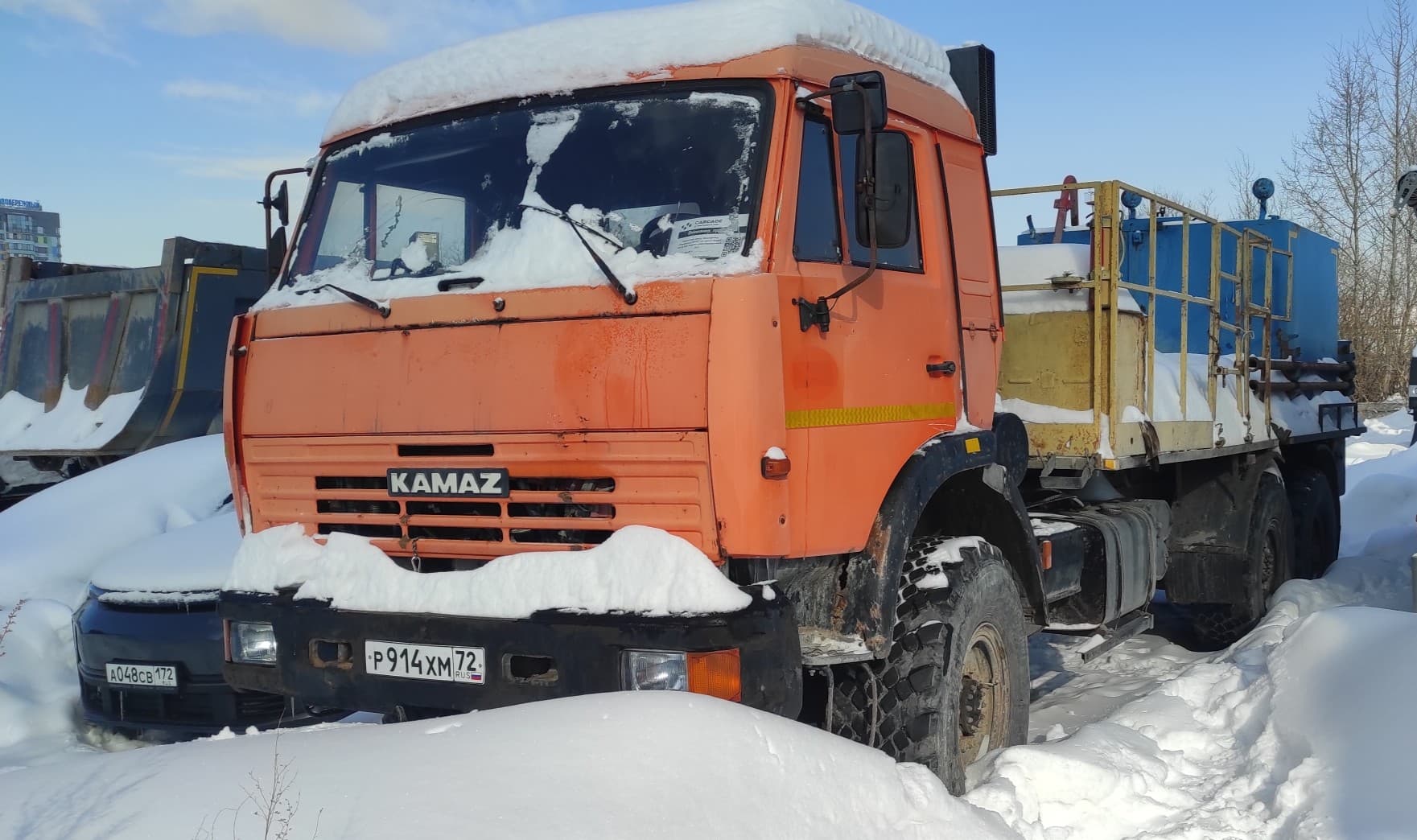Уральский Завод Спецтехники (Челябинск) 66191* на шасси КамАЗ 43118 6x6 Агрегат цементировочный - 1