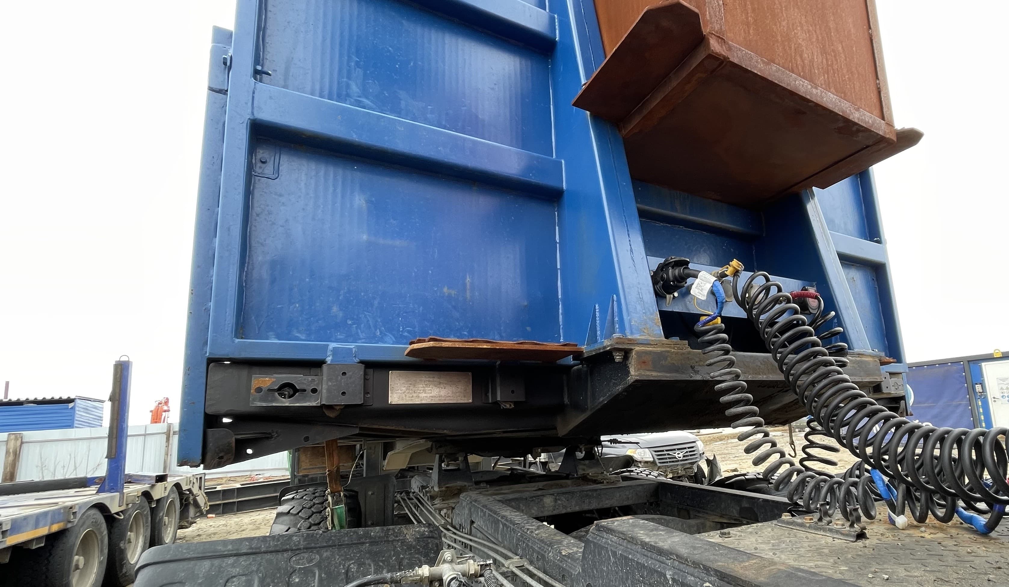 Туймазинский Завод Автобетоновозов 5885* Полуприцеп бортовой - 2
