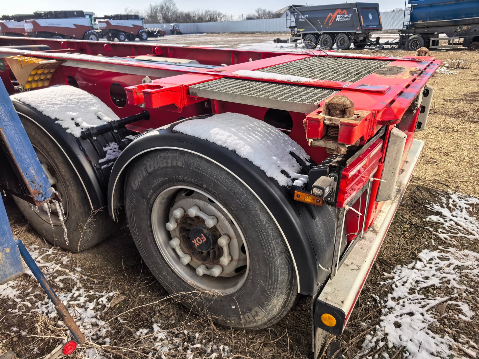 Grunwald 9453 Полуприцеп контейнеровоз 3 оси - 4