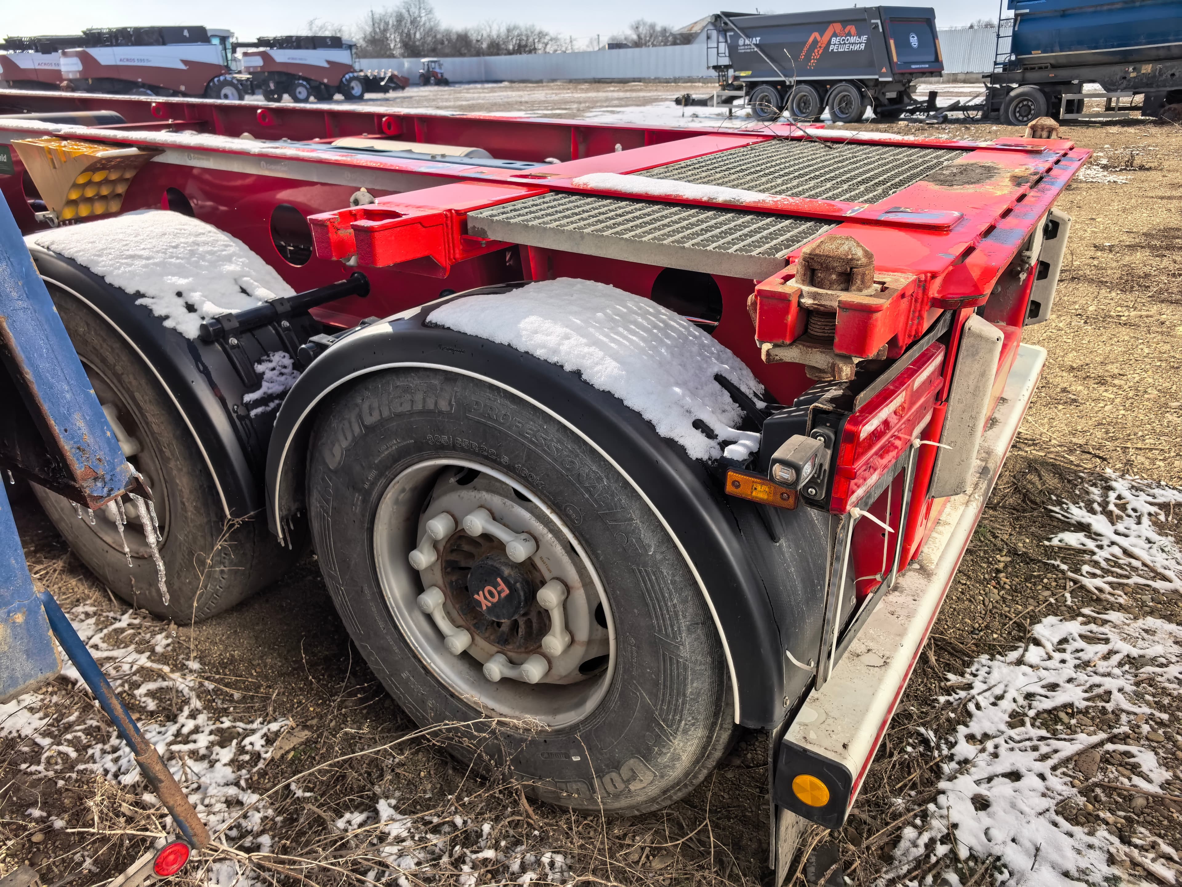 Grunwald 9453 Полуприцеп контейнеровоз 3 оси - 4