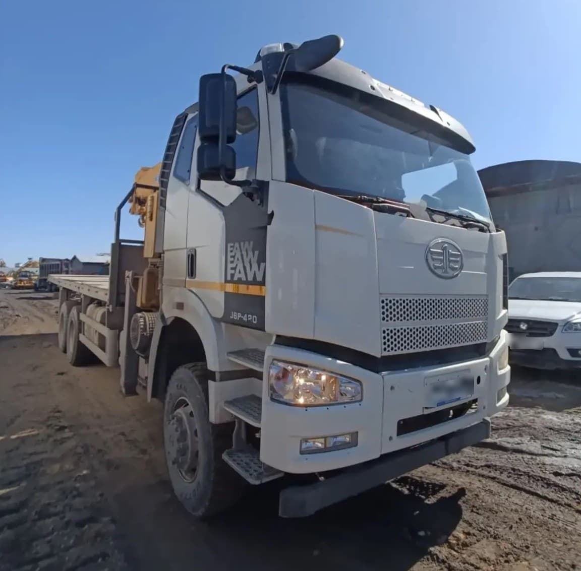 Пк Юбо-Сумотори 4591* на шасси FAW CA 3250 6x6 Бортовой с КМУ - 2