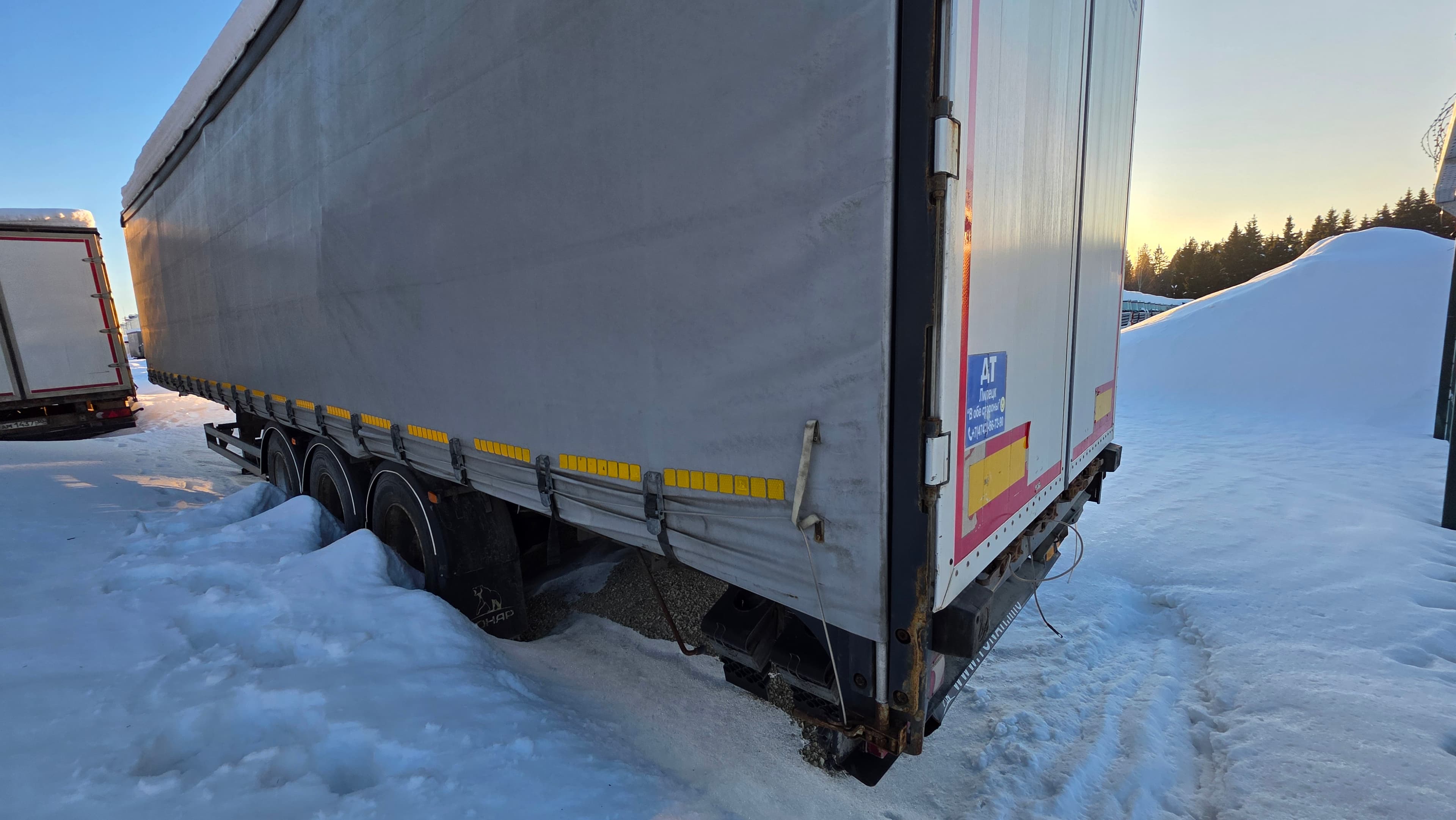 Тонар 9888* Полуприцеп шторный - 4