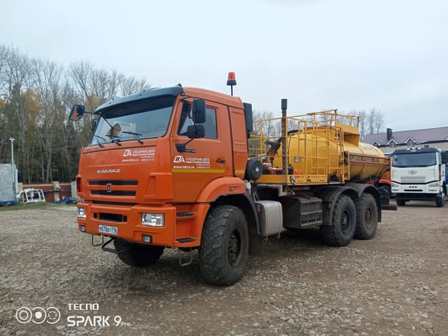 Завод Паровых Установок Юнистим 7088* на шасси КамАЗ 43118 6x6 Установка насосная для кислотной обработки скважин - 1
