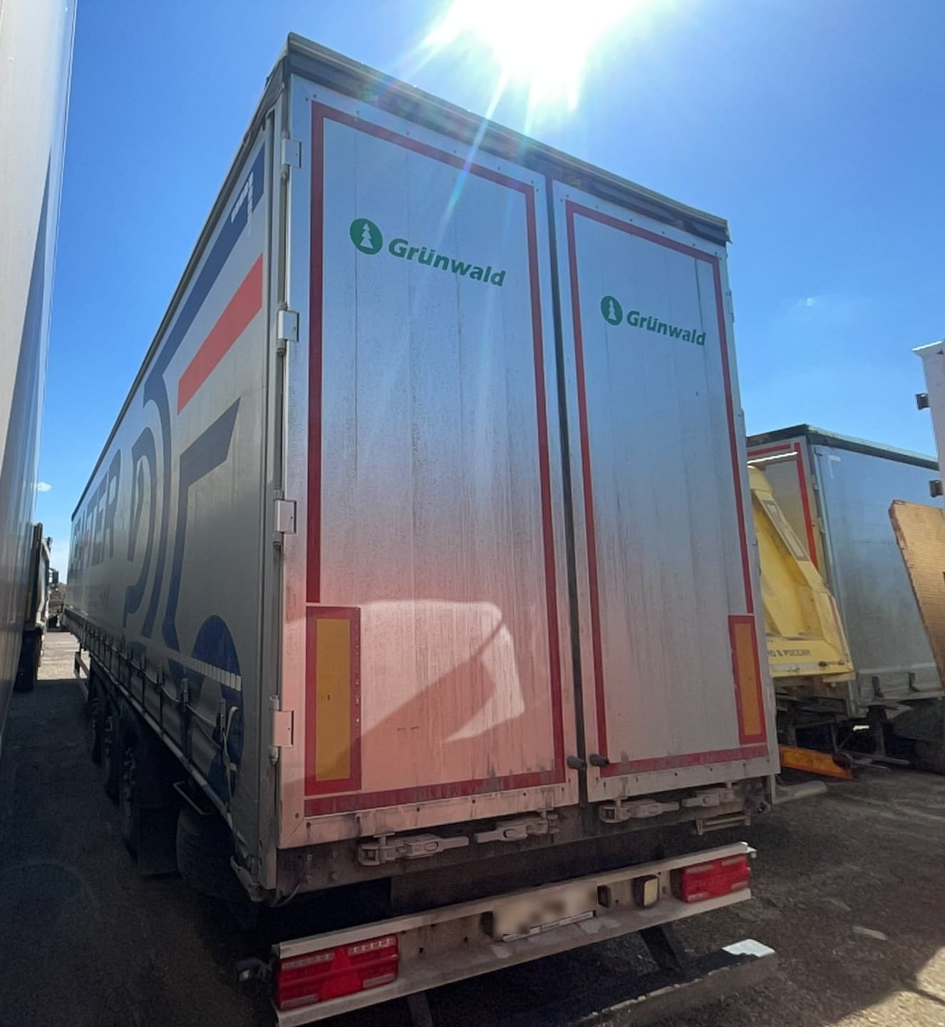 Grunwald 9453 Полуприцеп бортовой (Евроборт) - 4