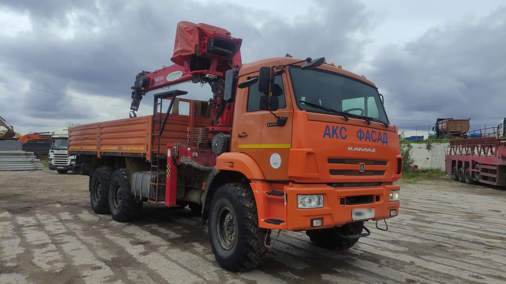 Агропромсервис 4382* на шасси Камаз 43118 6x6 Бортовой с КМУ - 2