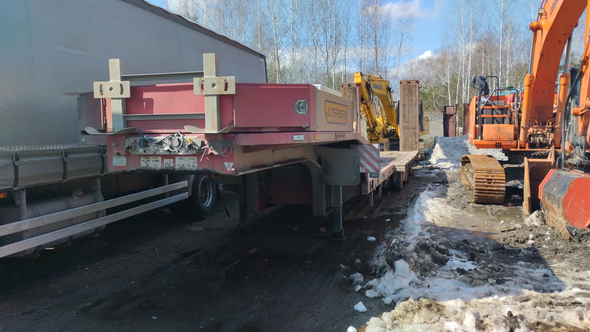 Ютерборг 985234 Полуприцеп тяжеловоз 3 оси - 1
