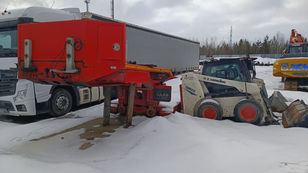 Пкф Сааб 9891* Полуприцеп тяжеловоз 4 оси - 1