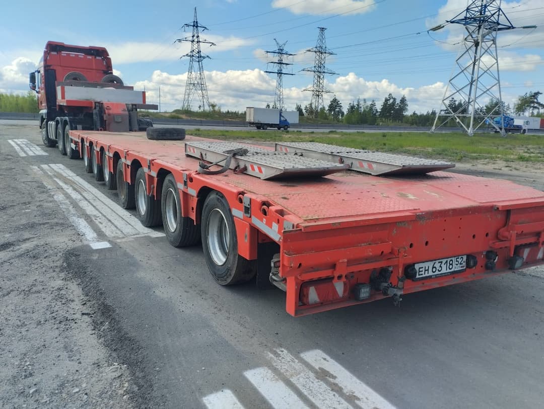 Тверьстроймаш 99397 Полуприцеп Тяжеловоз 7 осей - 4