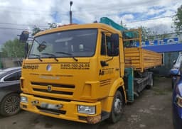 Завод Асавто 3382* на шасси КамАЗ 4308 4x2 Бортовой с КМУ - 1