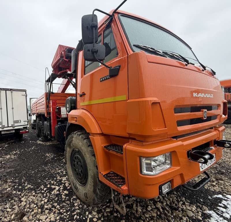 Кран Центр "Камаз" 6591* на шасси КамАЗ 43118 6x6 Бортовой с КМУ - 2