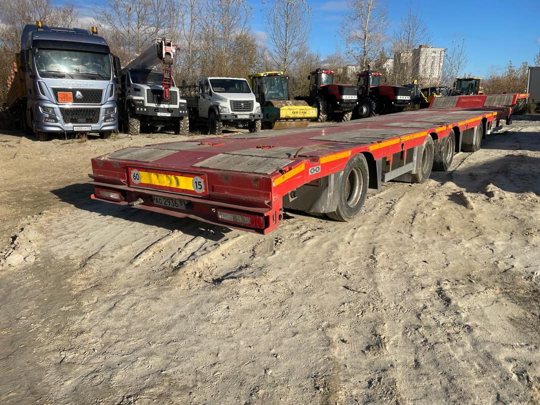 Спецприцеп 9942* Полуприцеп тяжеловоз 4 оси - 3