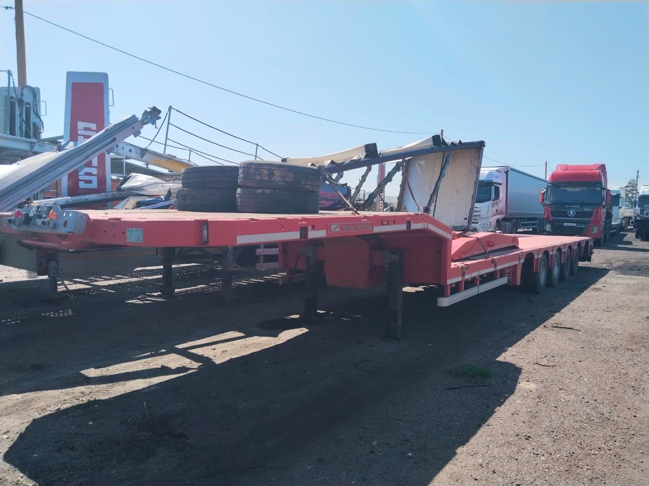Тверьстроймаш 99396 Полуприцеп Тяжеловоз 6 осей - 1