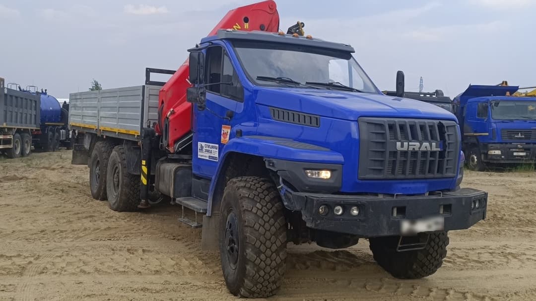 Завод Спецмаш SM04* на шасси Ural NEXT 4320 6x6 Бортовой с КМУ - 2