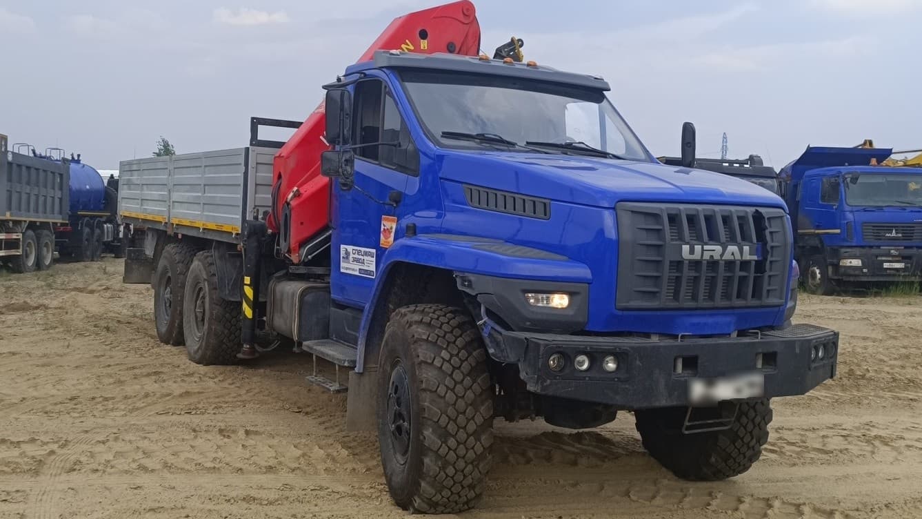 Завод Спецмаш SM04* на шасси Ural NEXT 4320 6x6 Бортовой с КМУ - 2