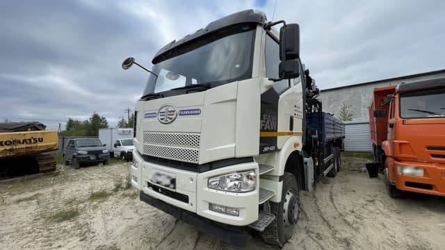 Галичский Автокрановый Завод (Гакз) КМА-150* на шасси FAW CA 3252 6x6 Бортовой с БКУ - 1