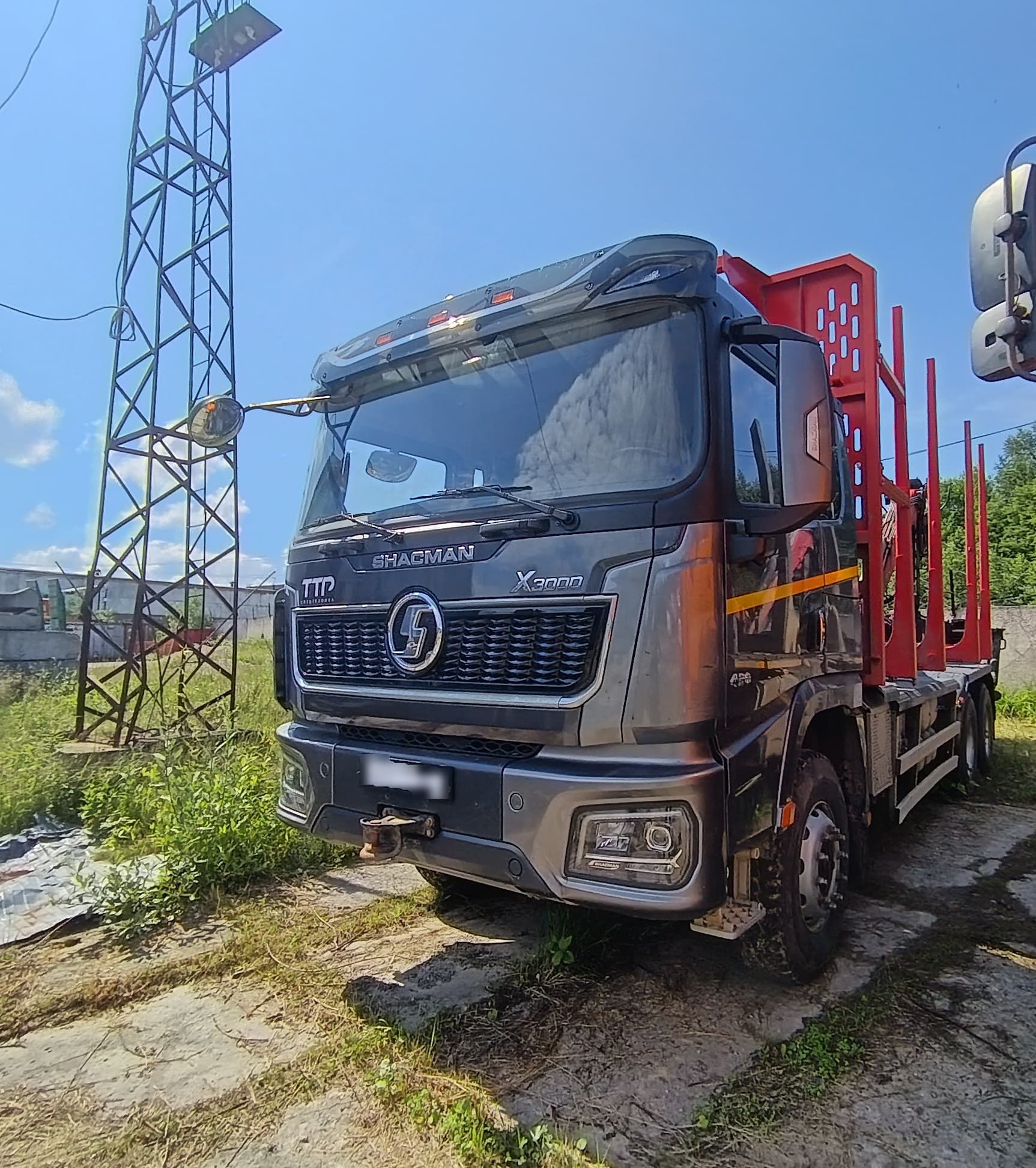 Дизель-С 3258* на шасси Shacman SX3258* 6x4 Сортиментовоз с КМУ - 1