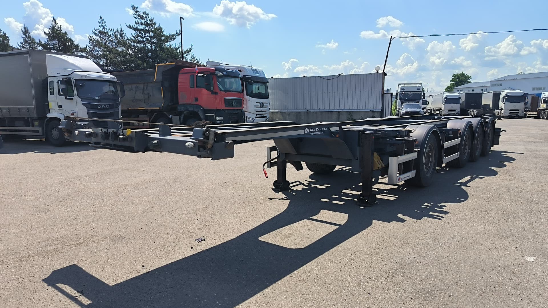 Гут Трэйлер CSA 544 Полуприцеп контейнеровоз 4 оси - 1