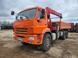 Кран Центр "Камаз" 6591* на шасси КамАЗ 43118 6x6 Бортовой с КМУ - 1