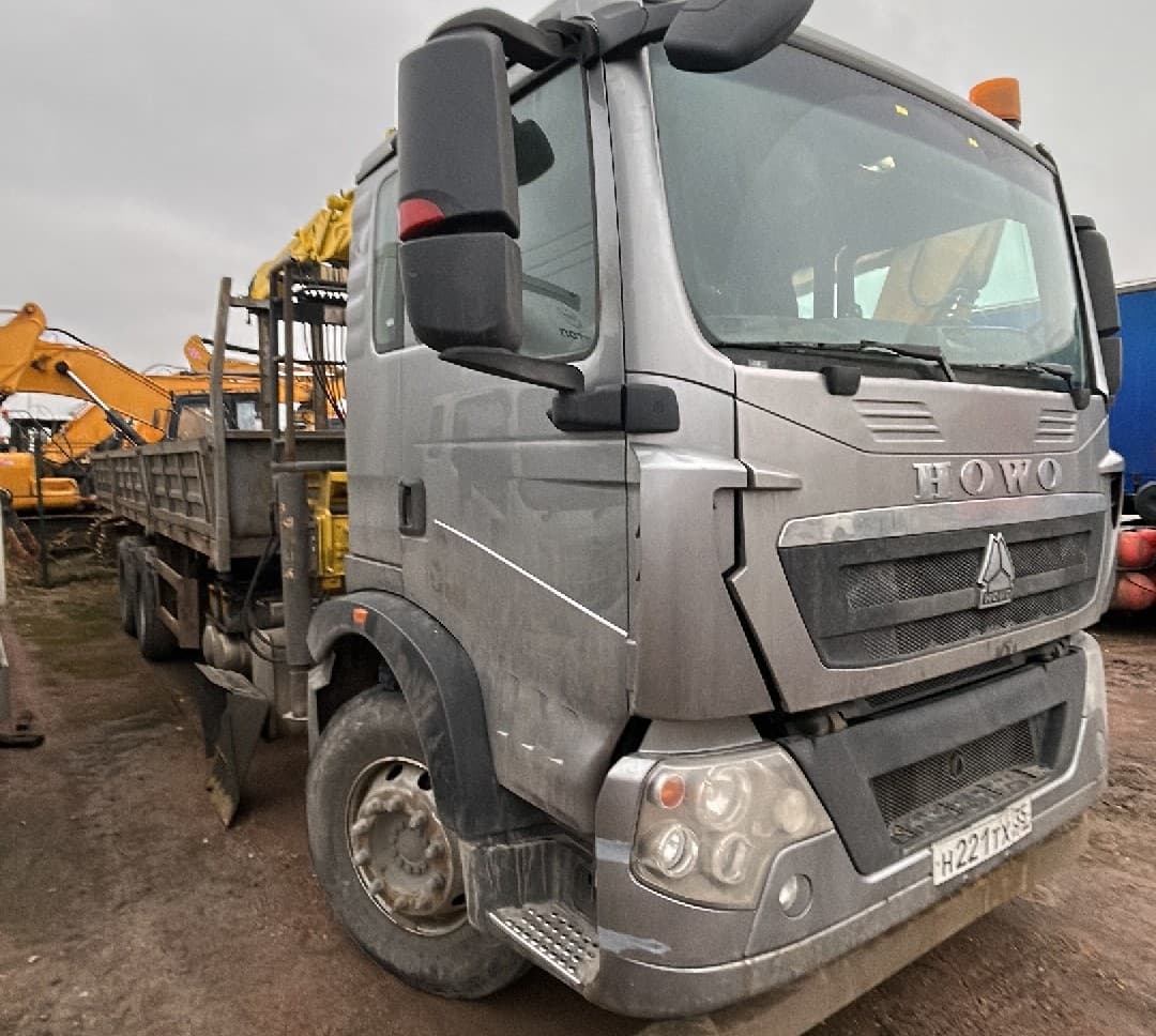 Howo T5G 6x4 Бортовой с КМУ - 2