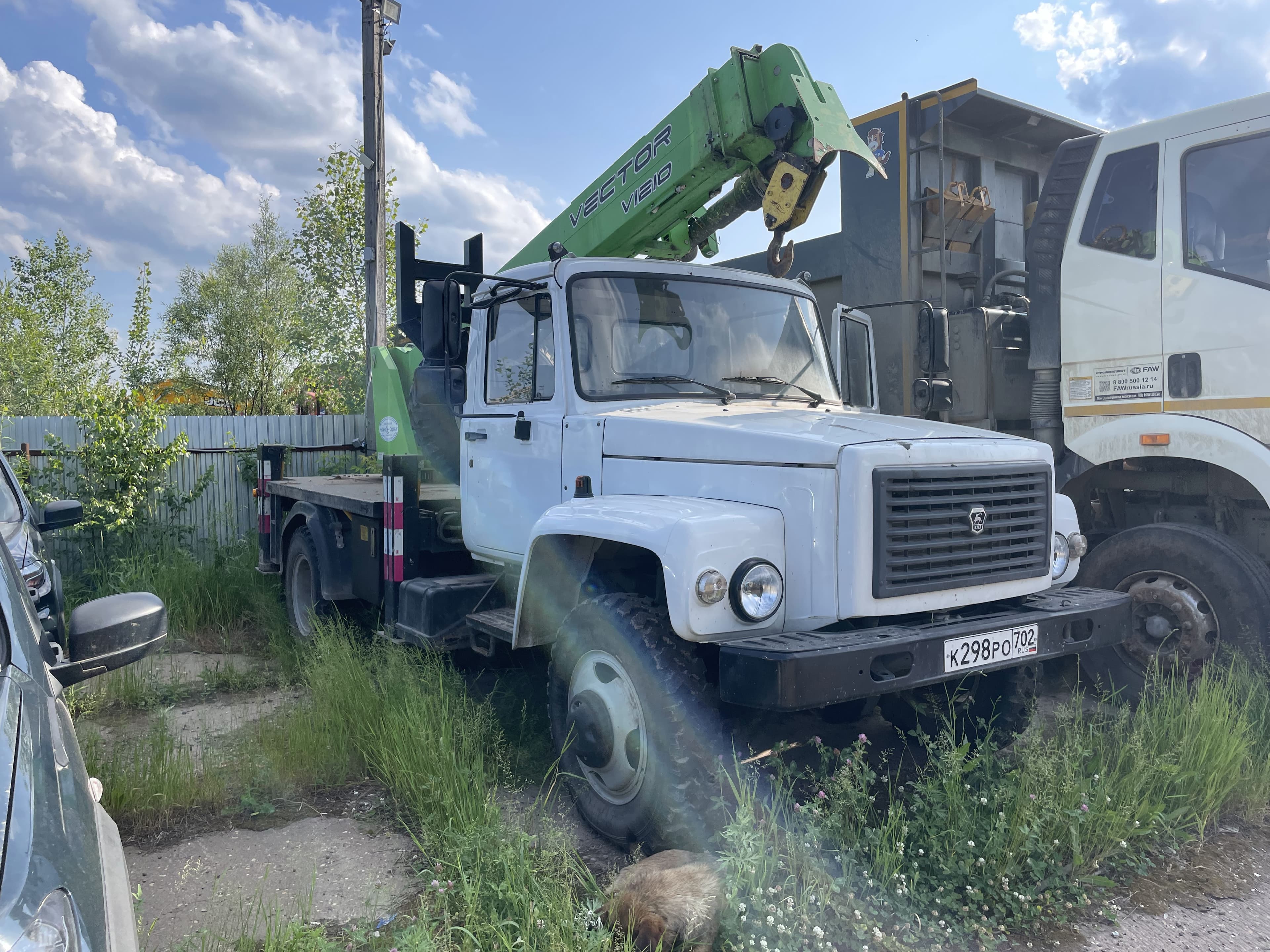 Чайка-Сервис 2784* на шасси GAZ 3308 4x4 Бортовой с КМУ - 2