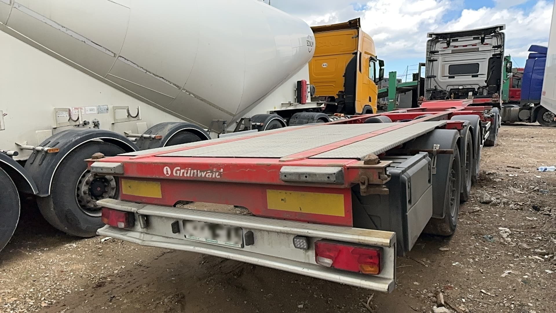 Grunwald 9453 Полуприцеп контейнеровоз 3 оси - 3