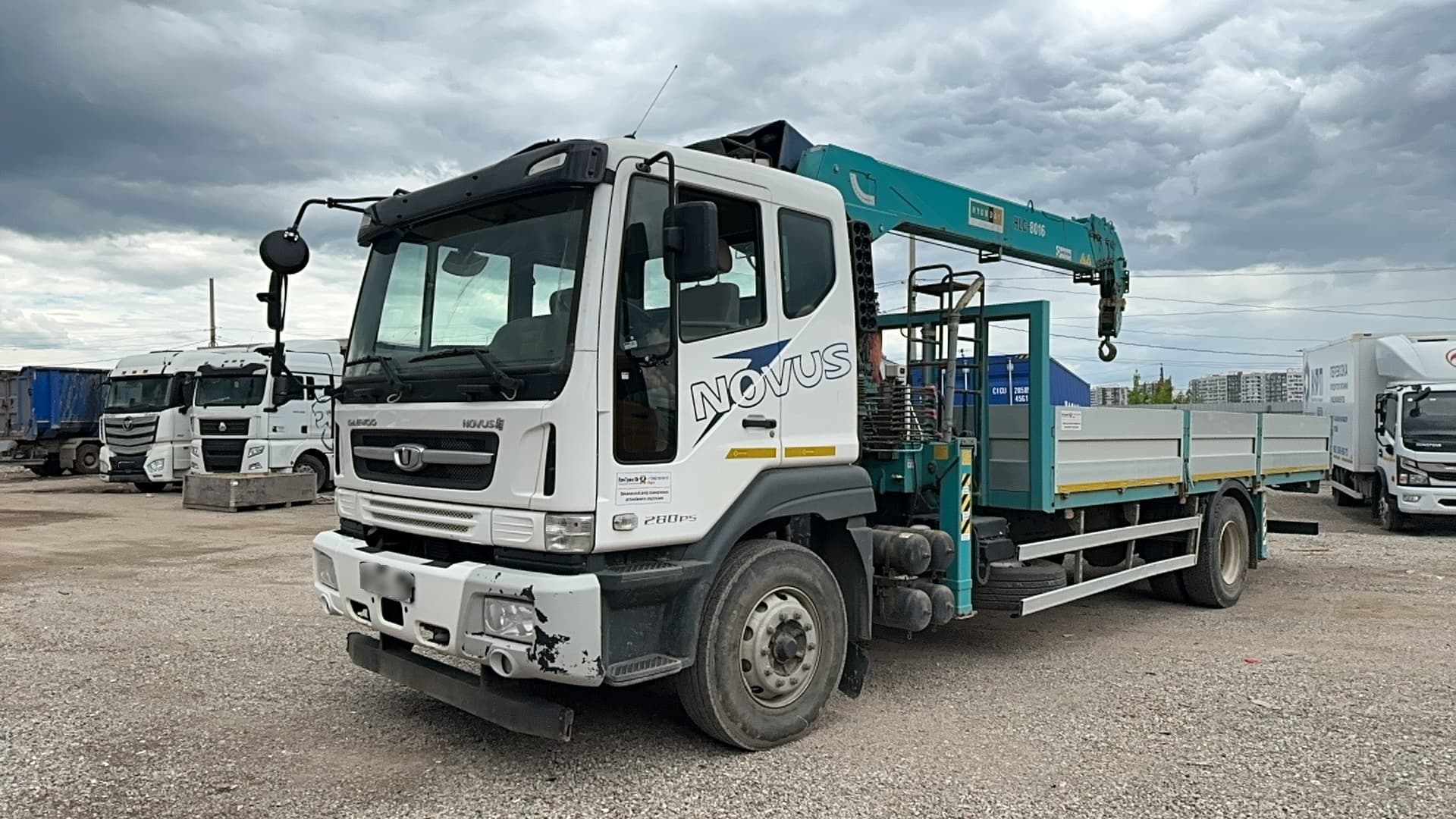 Спм Авто 73275* Daewoo NOVUS 4x2 Бортовой с КМУ - 1