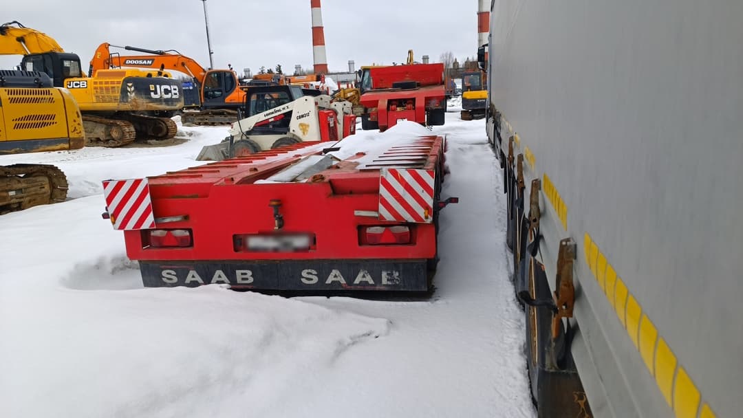 Пкф Сааб 9891* Полуприцеп тяжеловоз 4 оси - 3
