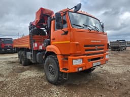 Кран Центр "Камаз" 6591* на шасси КамАЗ 43118 6x6 Бортовой с КМУ - 2
