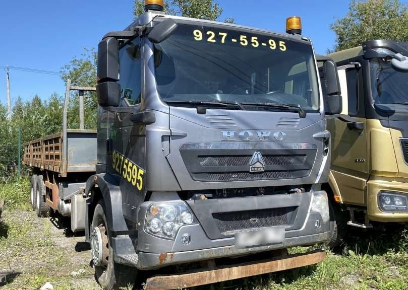 Howo T5G 6x4 Бортовой с КМУ - 2