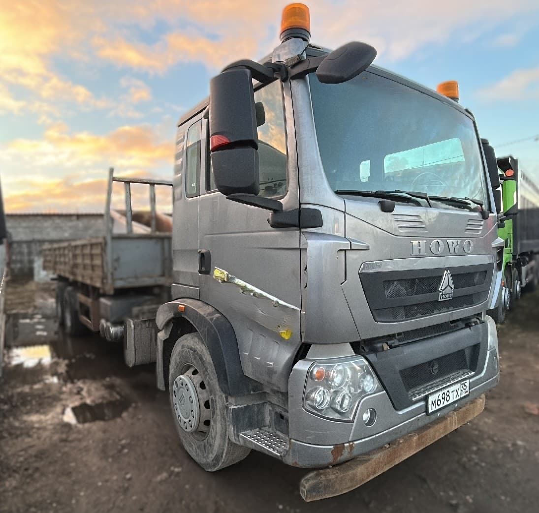 Howo T5G 6x4 Бортовой с КМУ - 2