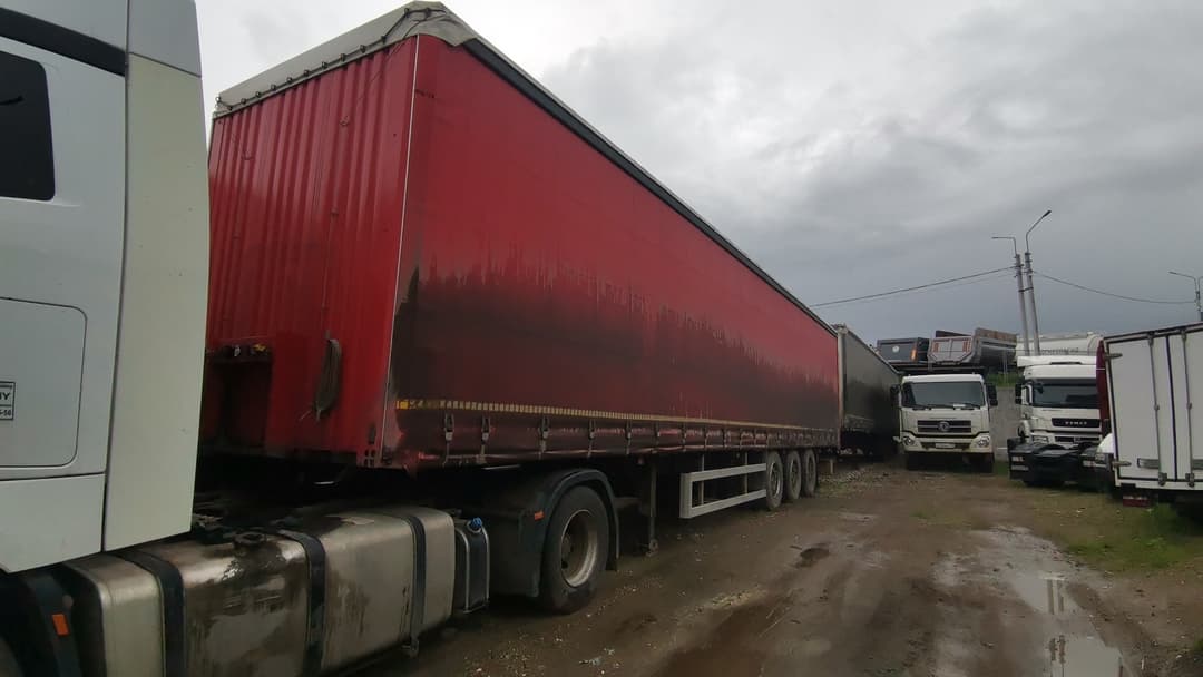 Туймазинский Завод Автобетоновозов 5885* Полуприцеп шторный - 1