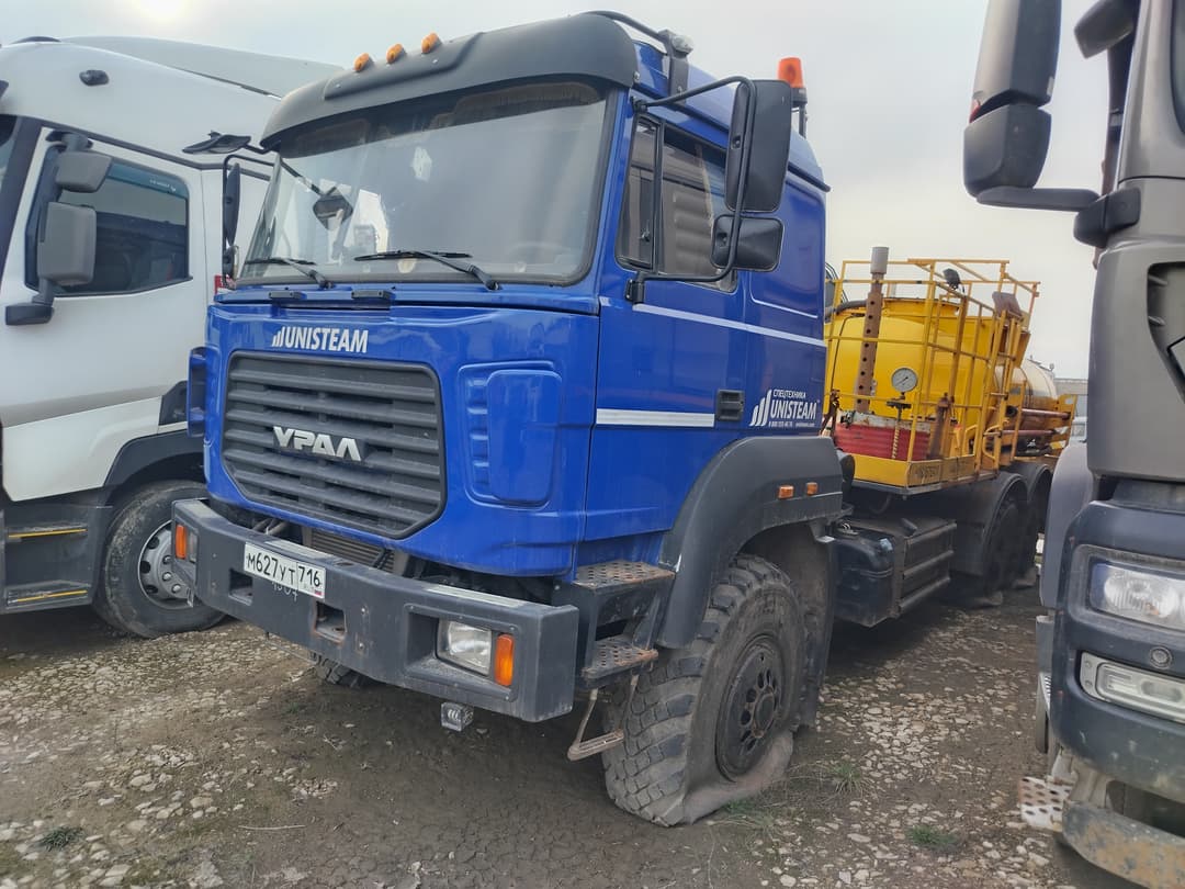 Завод Паровых Установок Юнистим АКОС на шасси Ural 4320 6x6 Установка насосная для кислотной обработки скважин - 1
