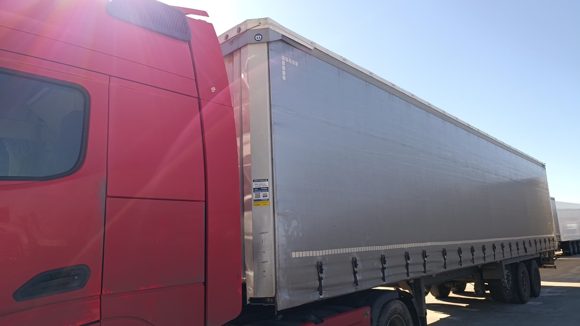 Krone SD Полуприцеп шторный - 1