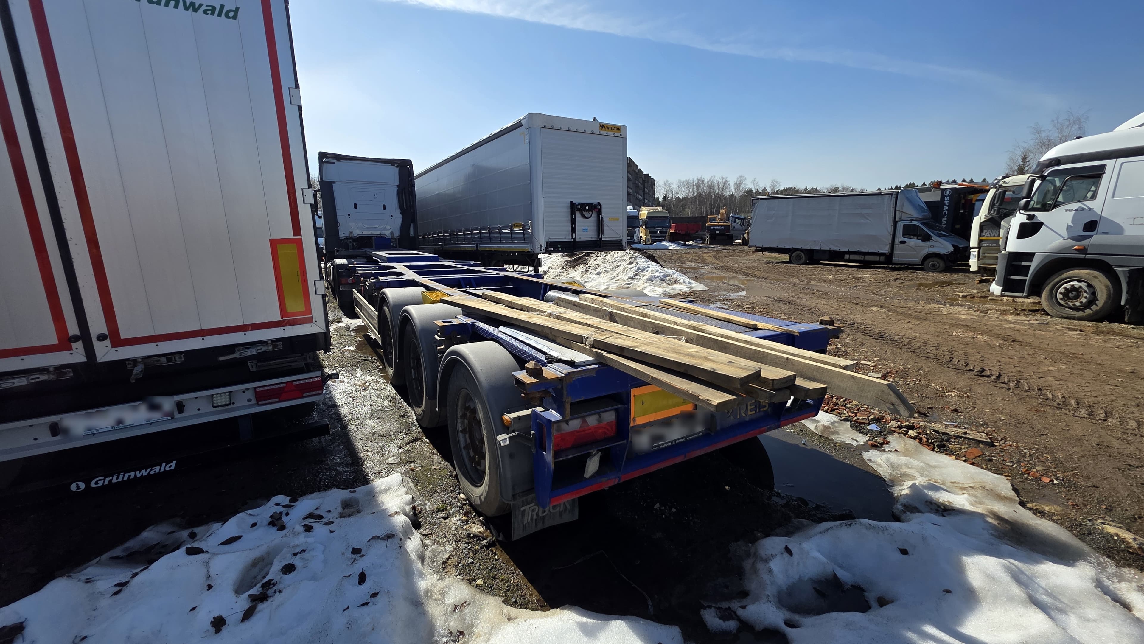 Reistreyler 3AFCRT08 Полуприцеп контейнеровоз 3 оси - 4