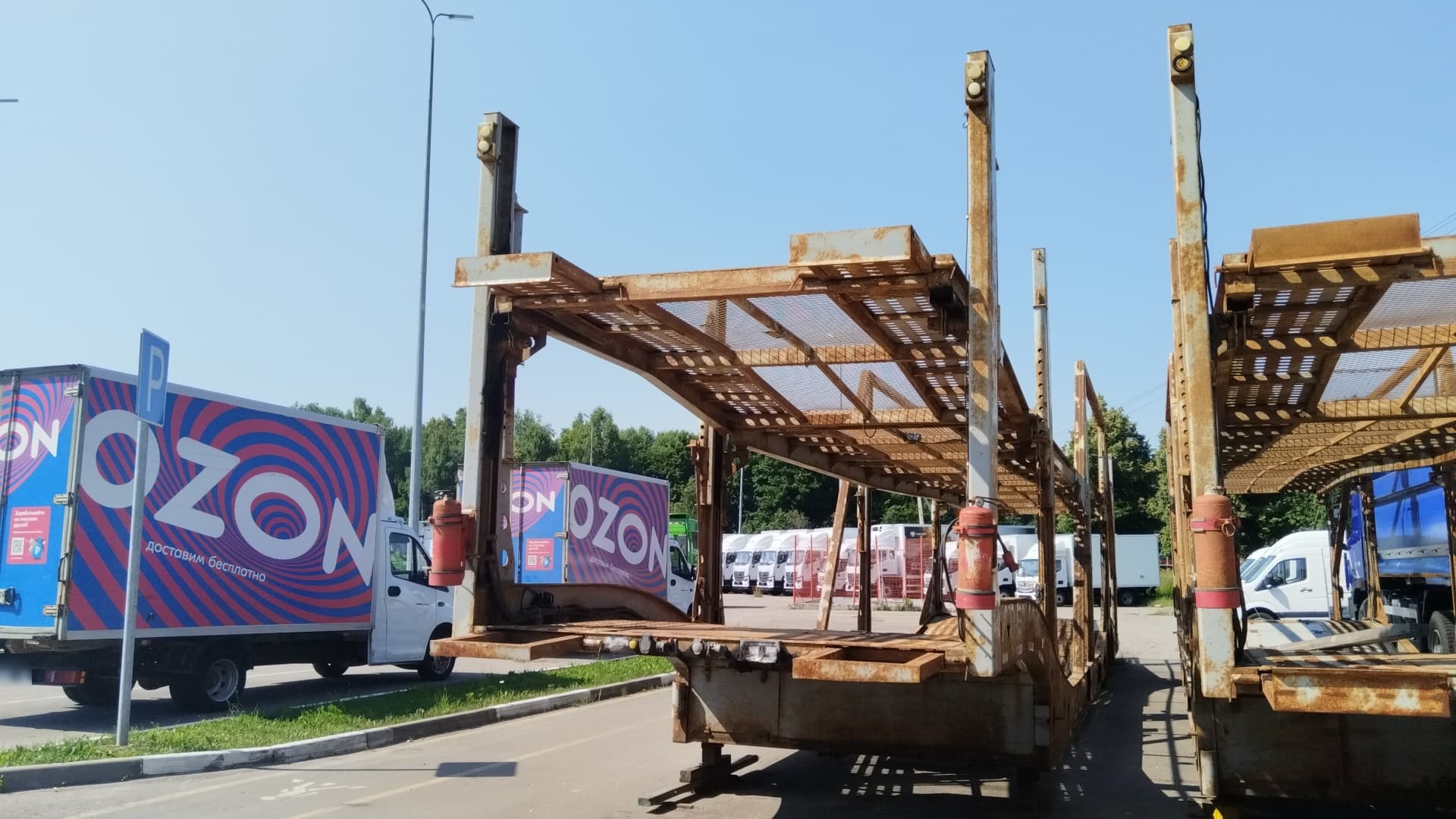 Jinan Senyang HZF* Полуприцеп автовоз - 1