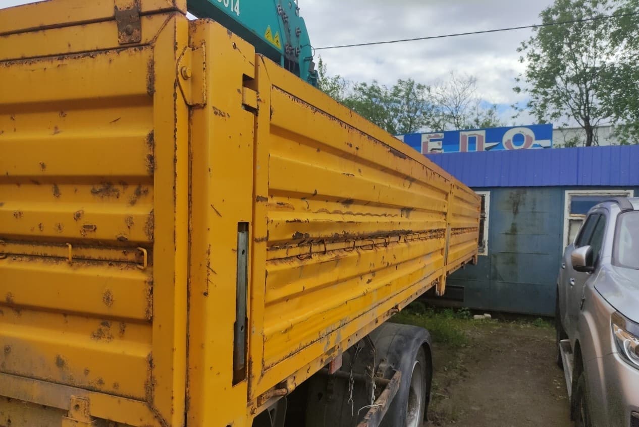 Завод Асавто 3382* на шасси КамАЗ 4308 4x2 Бортовой с КМУ - 3