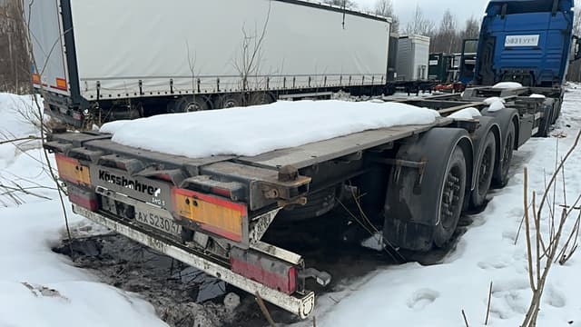 Kassbohrer CS Полуприцеп Контейнеровоз 3 оси - 3