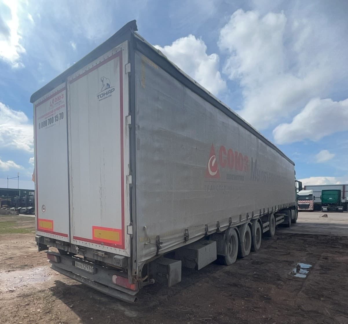 Тонар 97882 Полуприцеп шторный - 3