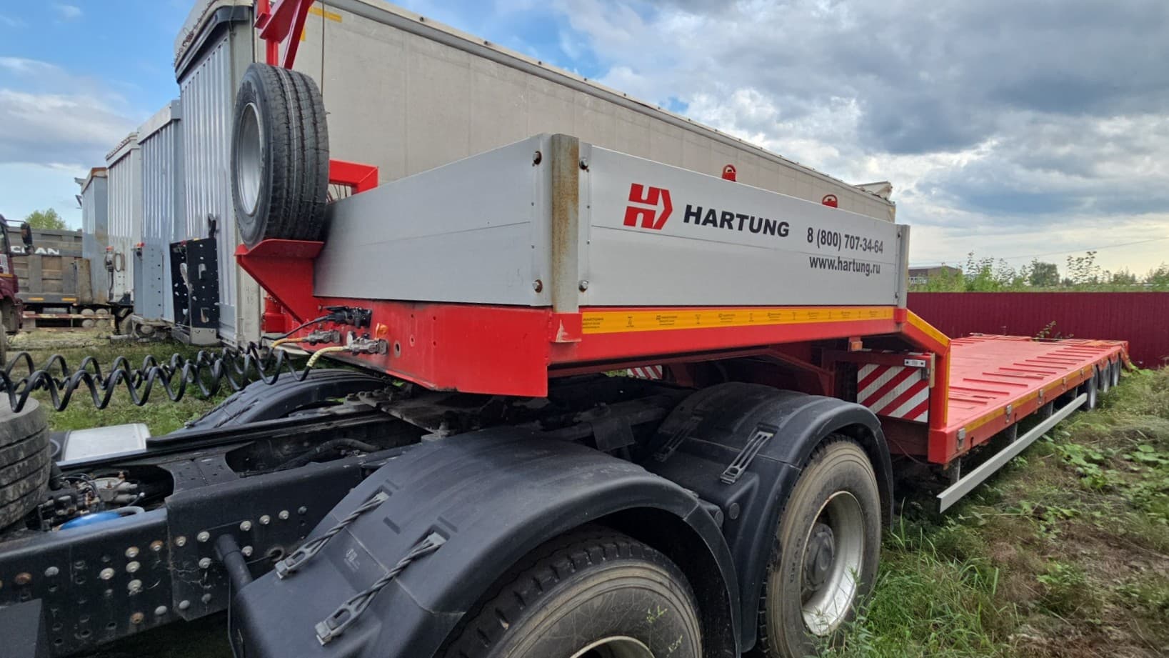 Hartung 9104* Полуприцеп тяжеловоз 3 оси - 1