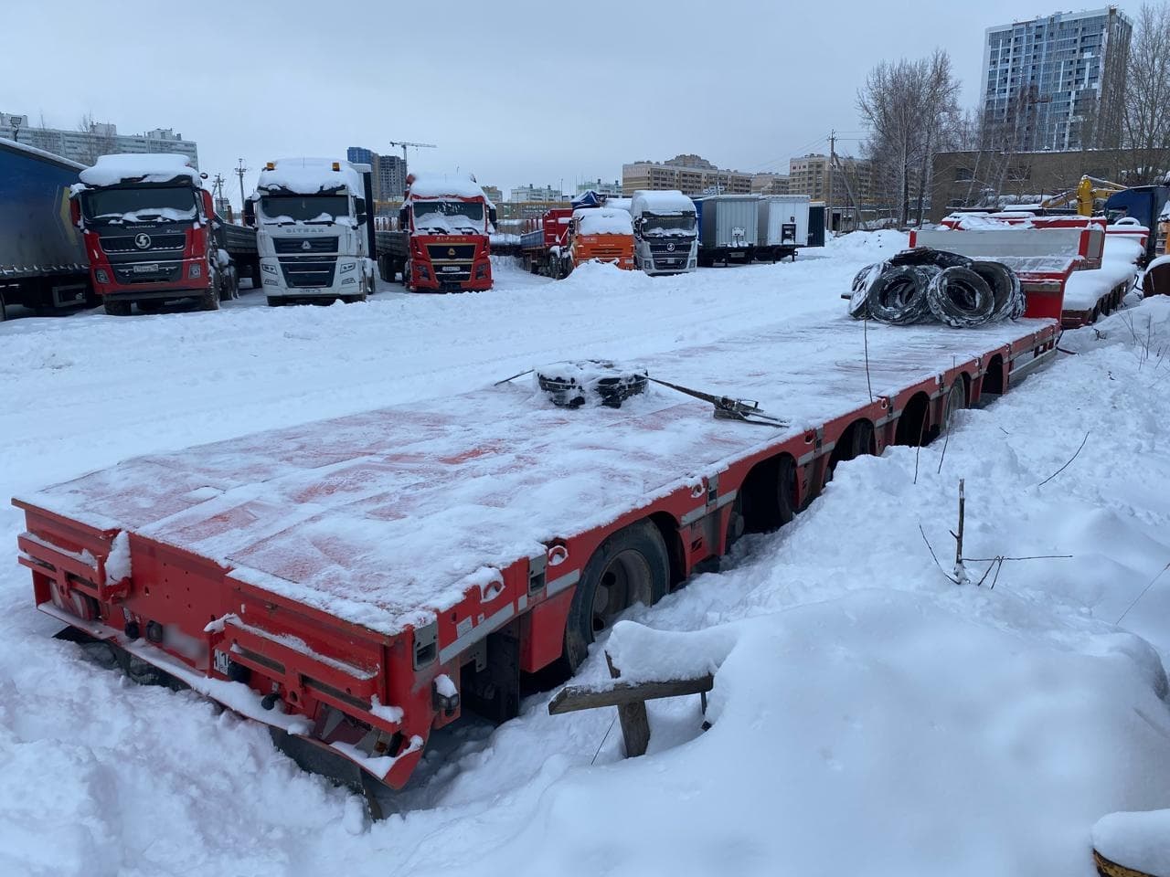 Тверьстроймаш 99396 Полуприцеп Тяжеловоз 6 осей - 3