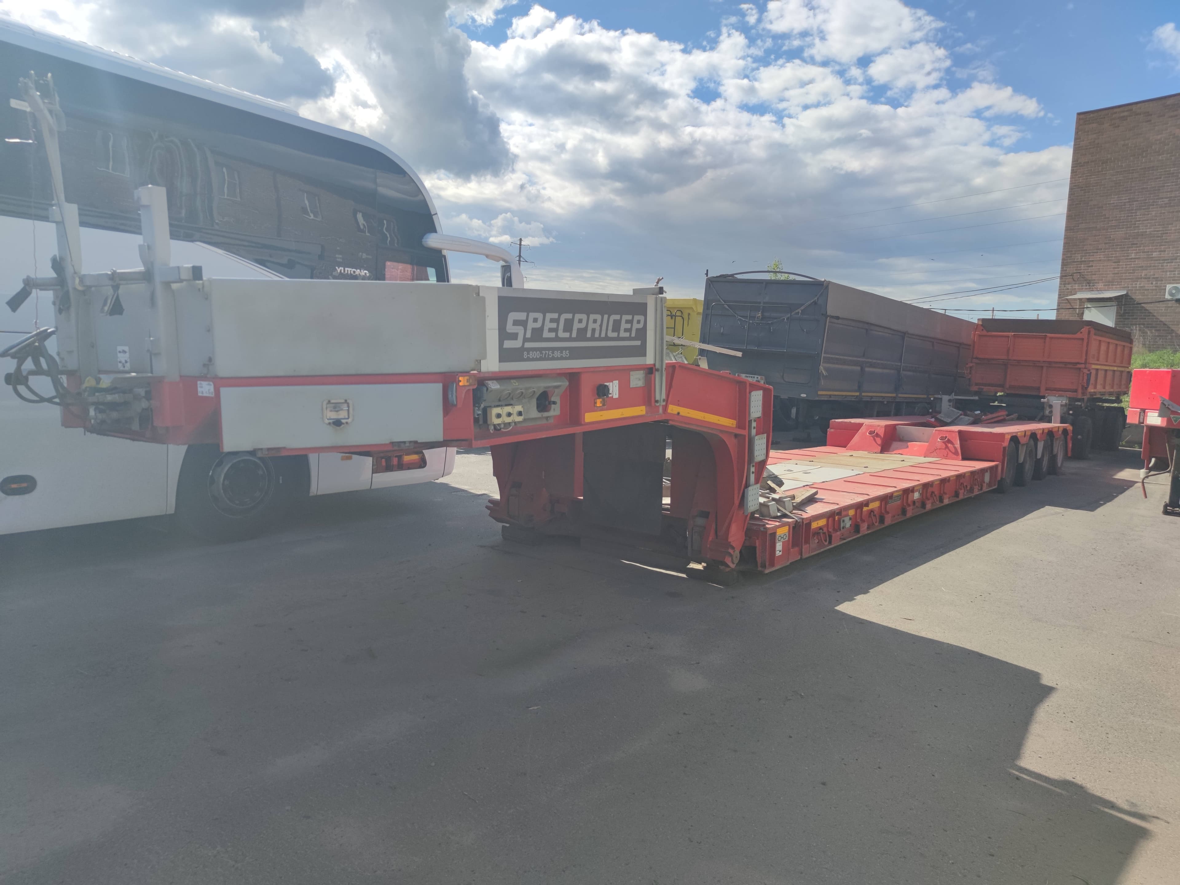 Спецприцеп 9942* Полуприцеп тяжеловоз 4 оси - 1