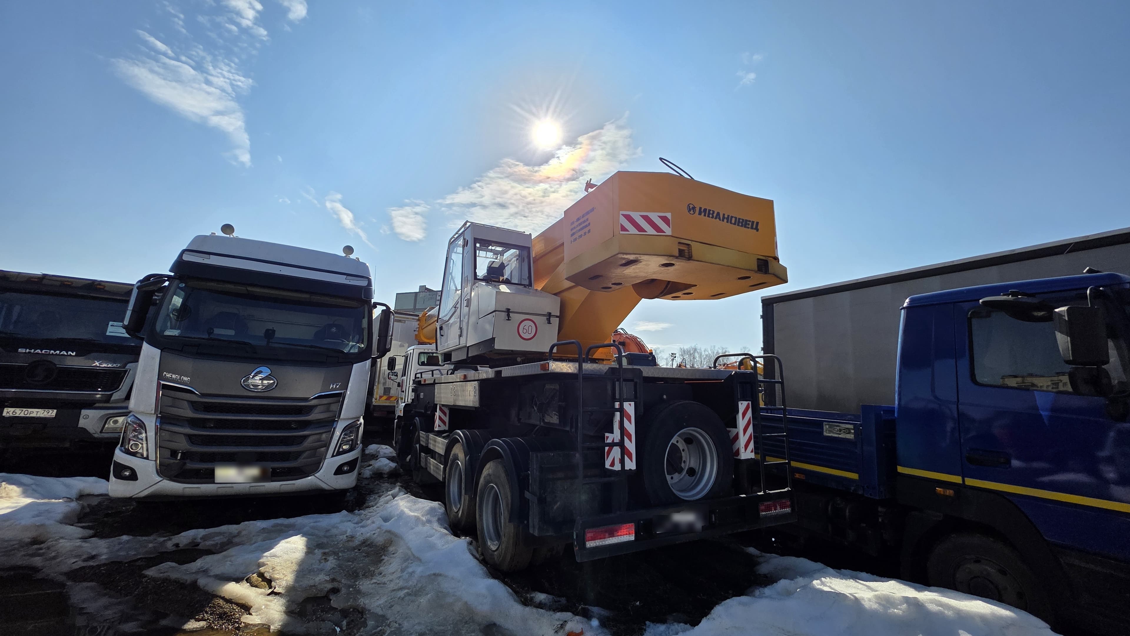 Ивановец КС-65740 на шасси КамАЗ 6540 8X4 Автокран - 3