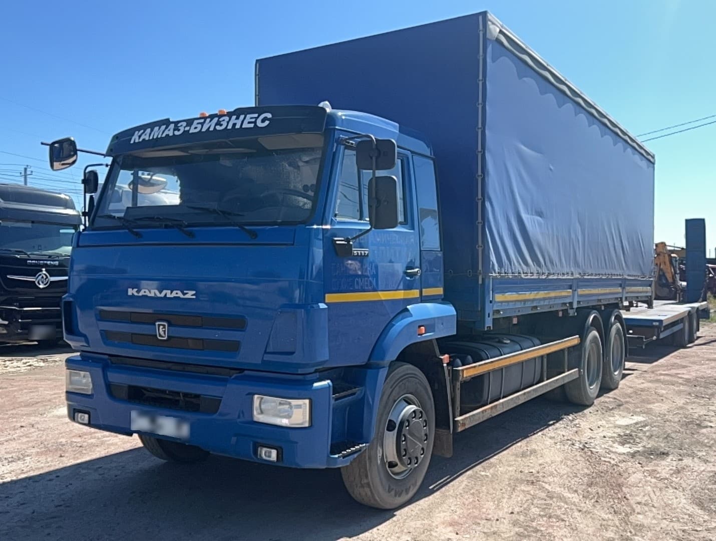 Завод Асавто 3382* на шасси КамАЗ 65117 6x4 Бортовой (Евроборт) - 1
