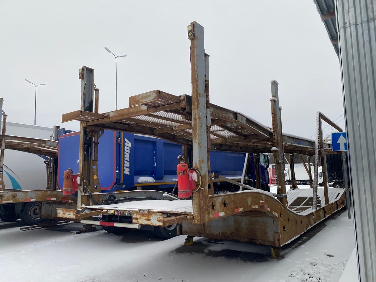Jinan Senyang HZF* Полуприцеп автовоз - 1