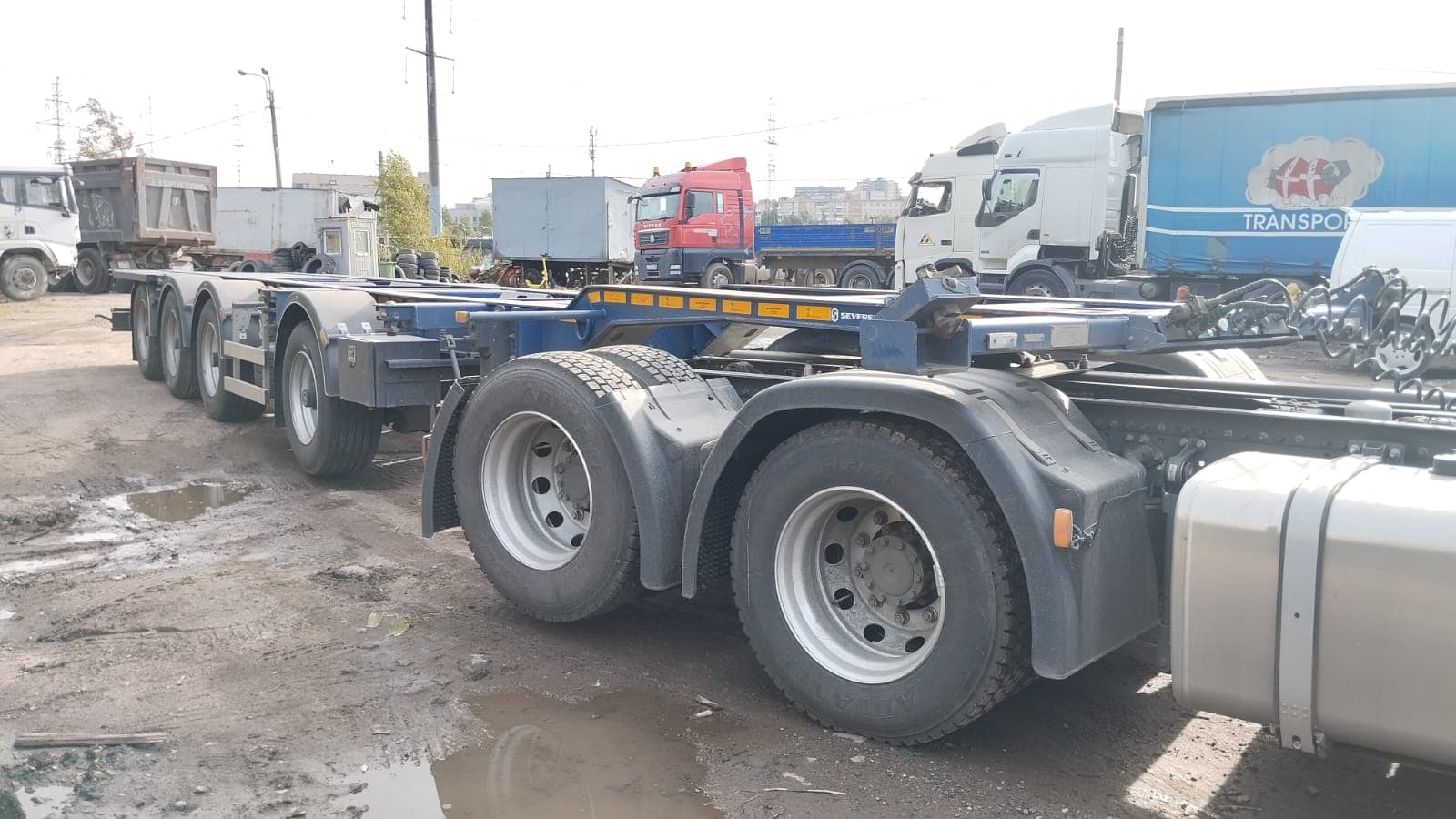 Уралспецтранс 9465* Полуприцеп контейнеровоз 4 оси - 2