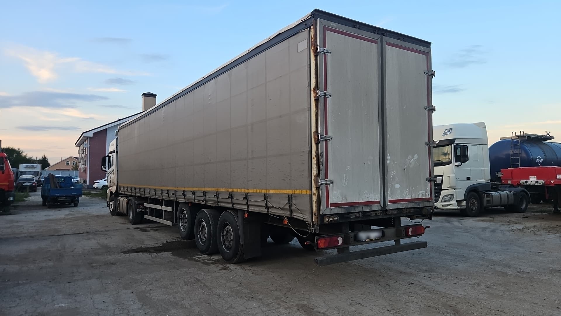 Туймазинский Завод Автобетоновозов 5885* Полуприцеп шторный - 4